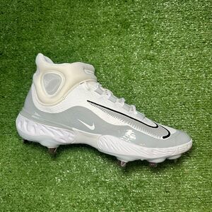 Nike Alpha Huarache Elite 4 Mid Metal Baseball Cleats FD2744-102 Mens Size 8.5